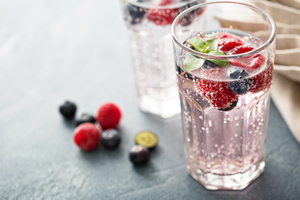 Sparkling Water with Balsamic