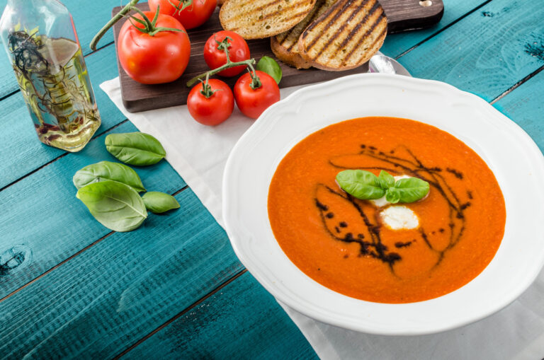 Roasted Tomato Balsamic Soup