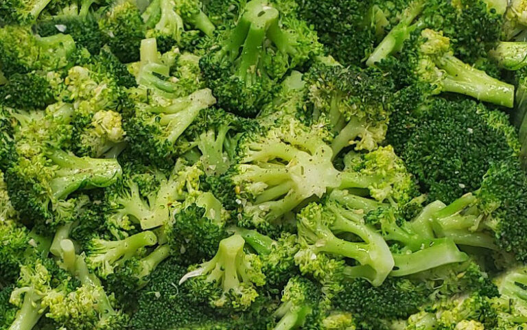 Blanched Broccoli with Lambrusco